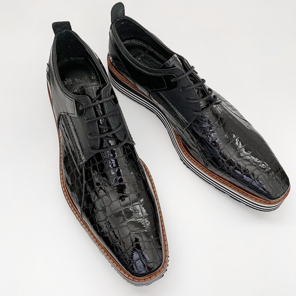 Black Antique Bordeaux Leather Dress Shoe main image 3